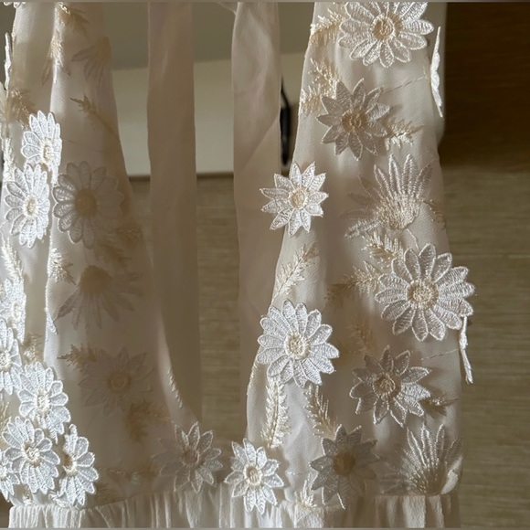 FOR LOVE & LEMONS BOHO MAXI FREE PEOPLE BRIDAL GOWN WEDDING DRESS STONE COLD FOX - Picture 5 of 16